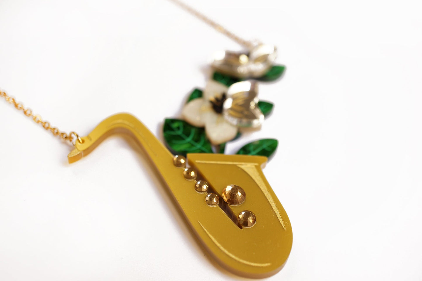 Laliblue Saxophone Necklace