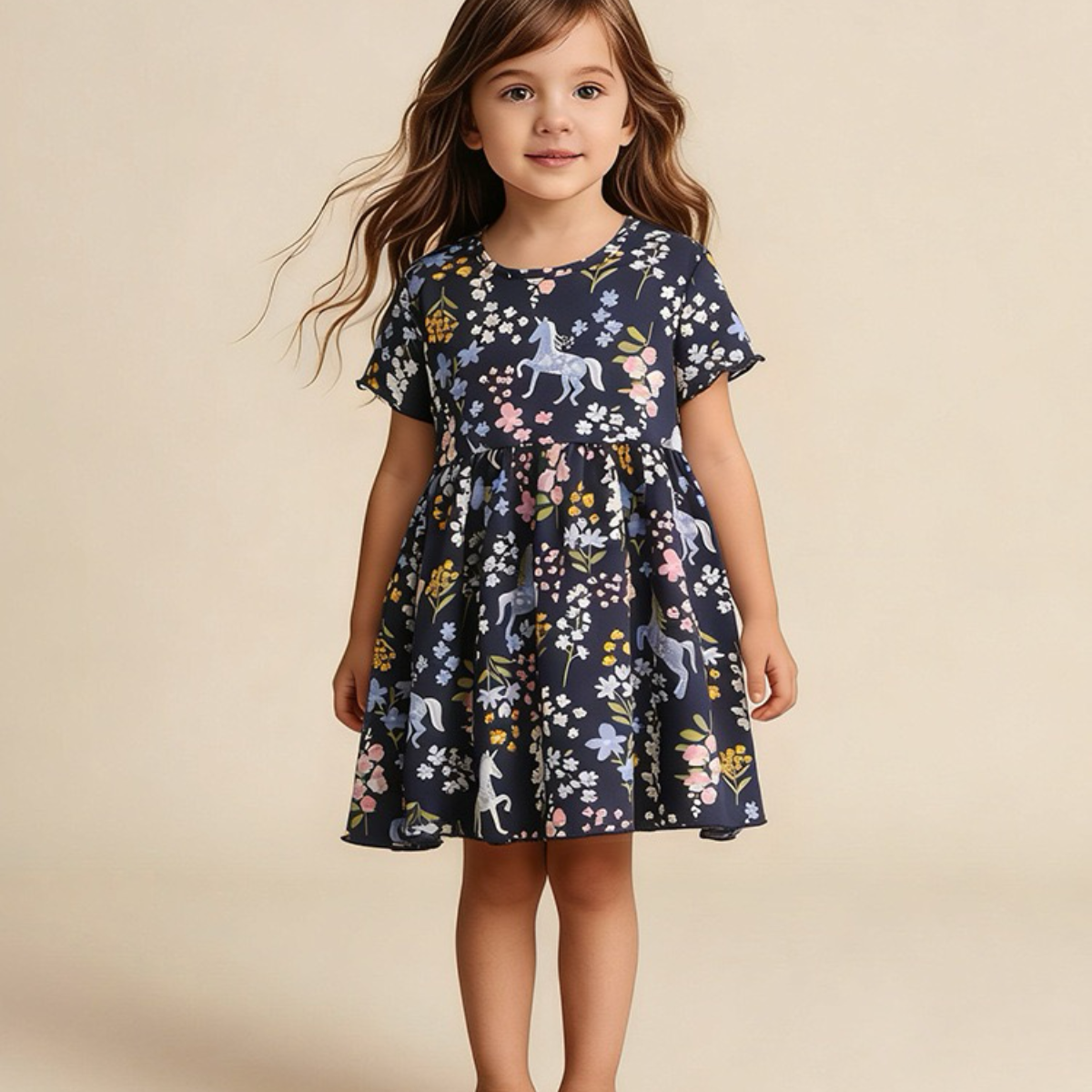 Enchanted Unicorn Garden Dress