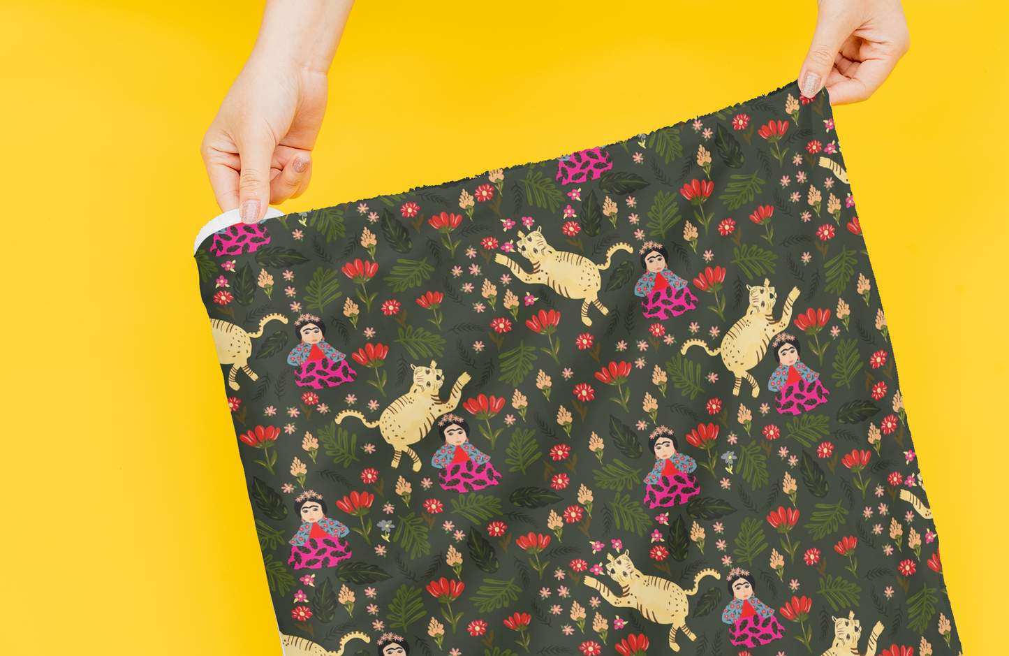Fabric for Custom order - Retro, Art and Frida