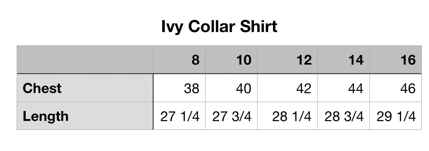 Ivy Collar Shirt - Alice Wonderland