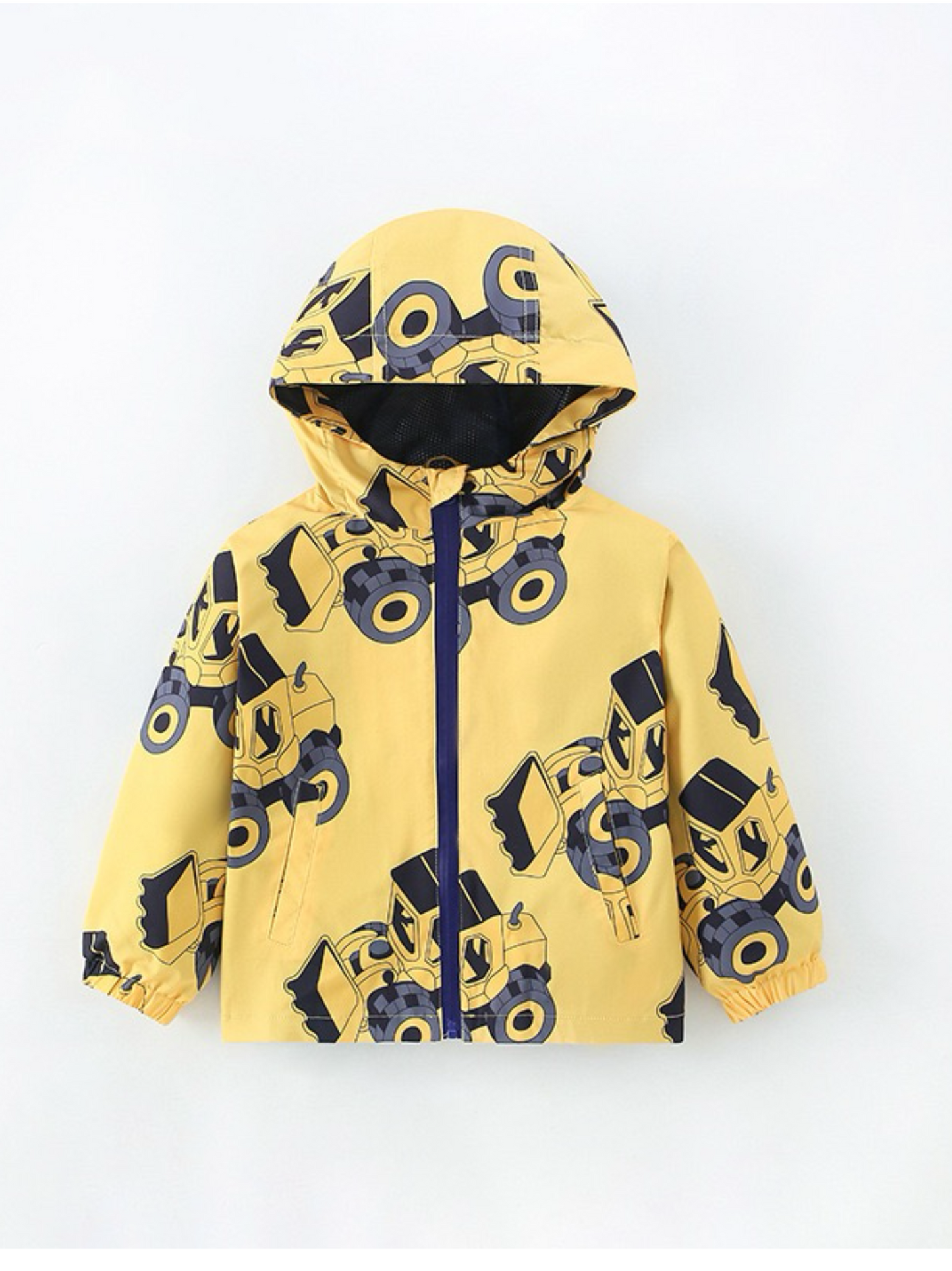 excavator raincoat windbreaker kids