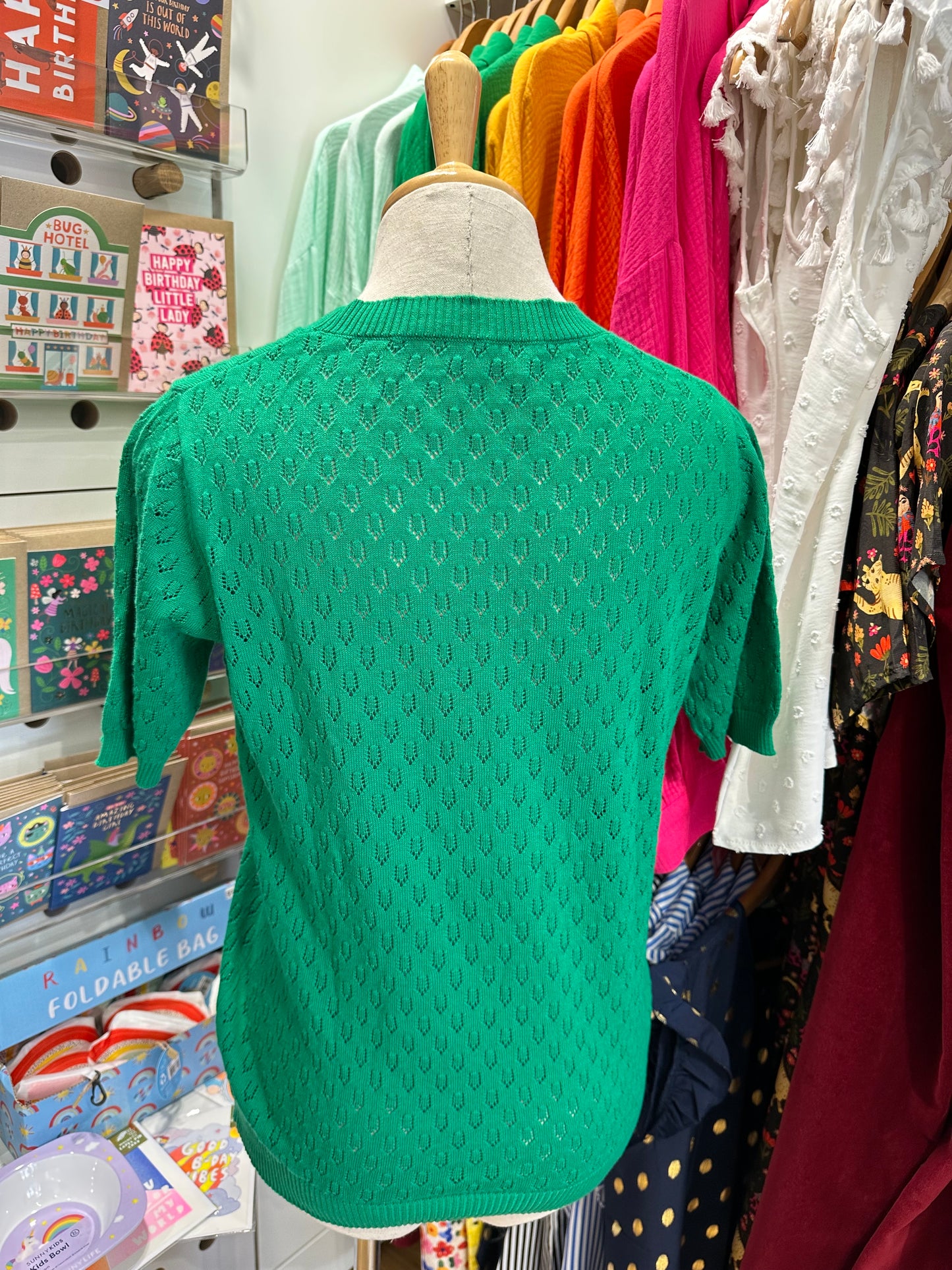 Josie Pointelle Knit Tee (3 colours available)