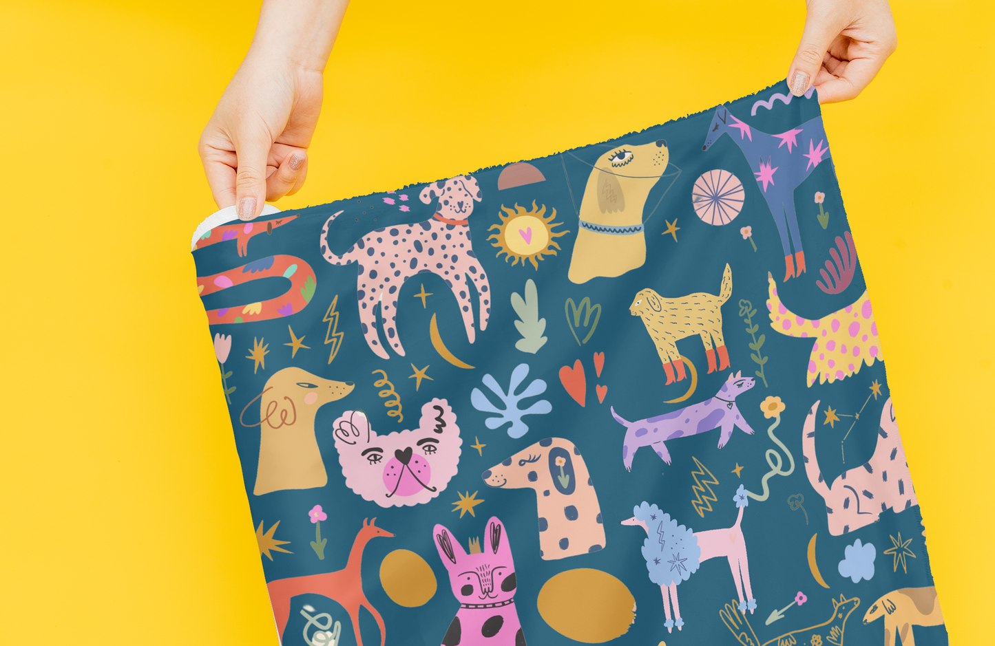 Fabric for Custom order - Dog Lovers