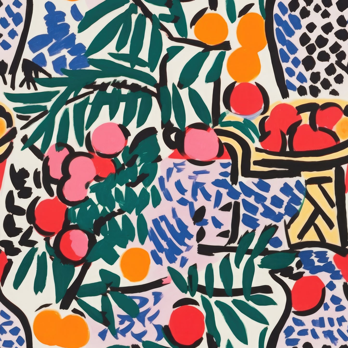 Fabric for Custom order - Retro, Art and Frida