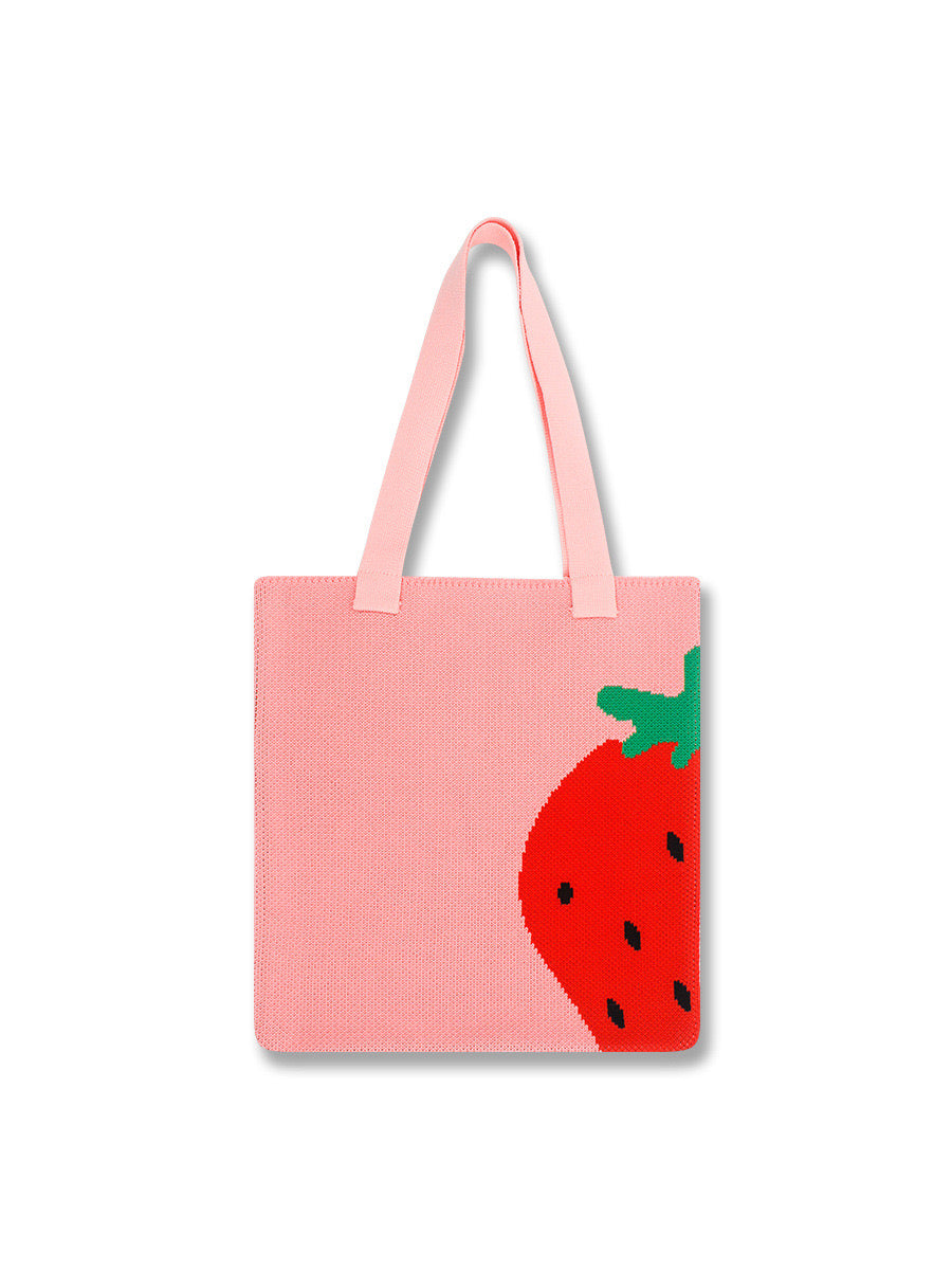 Fruit Knit tote bag