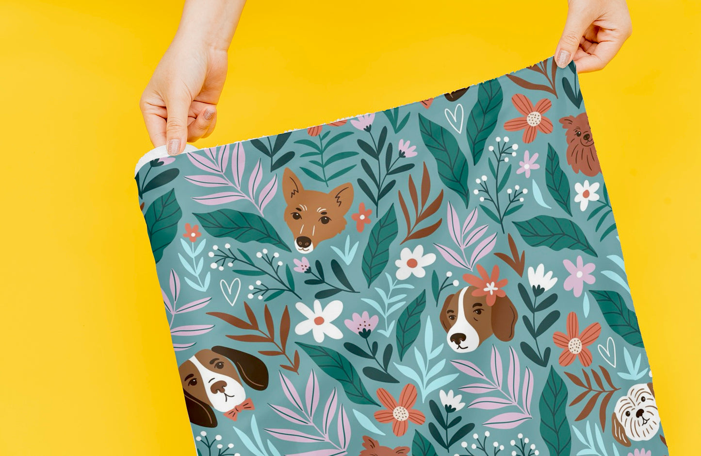 Fabric for Custom order - Dog Lovers