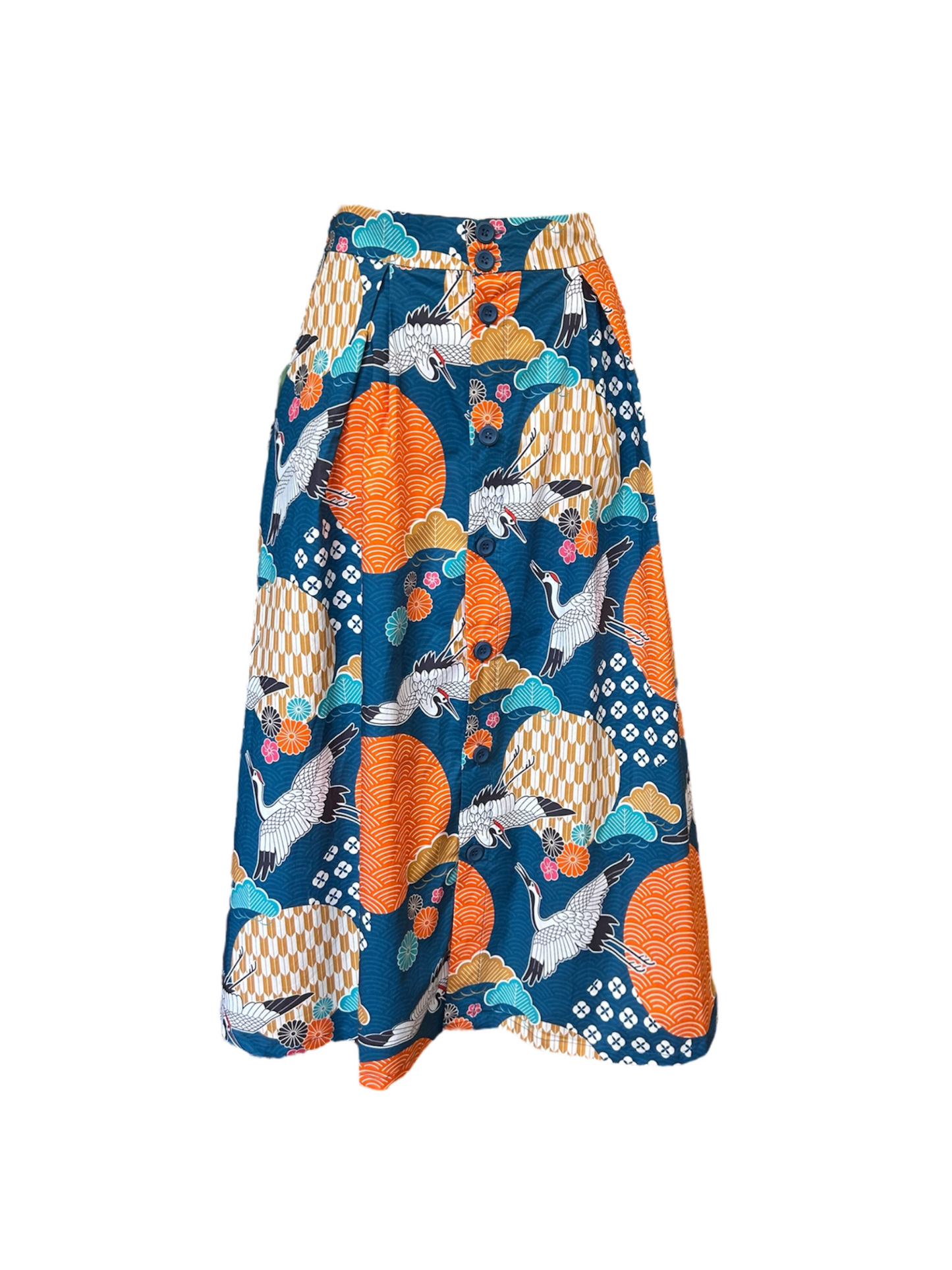 Ashley Skirt - Japanese Crane