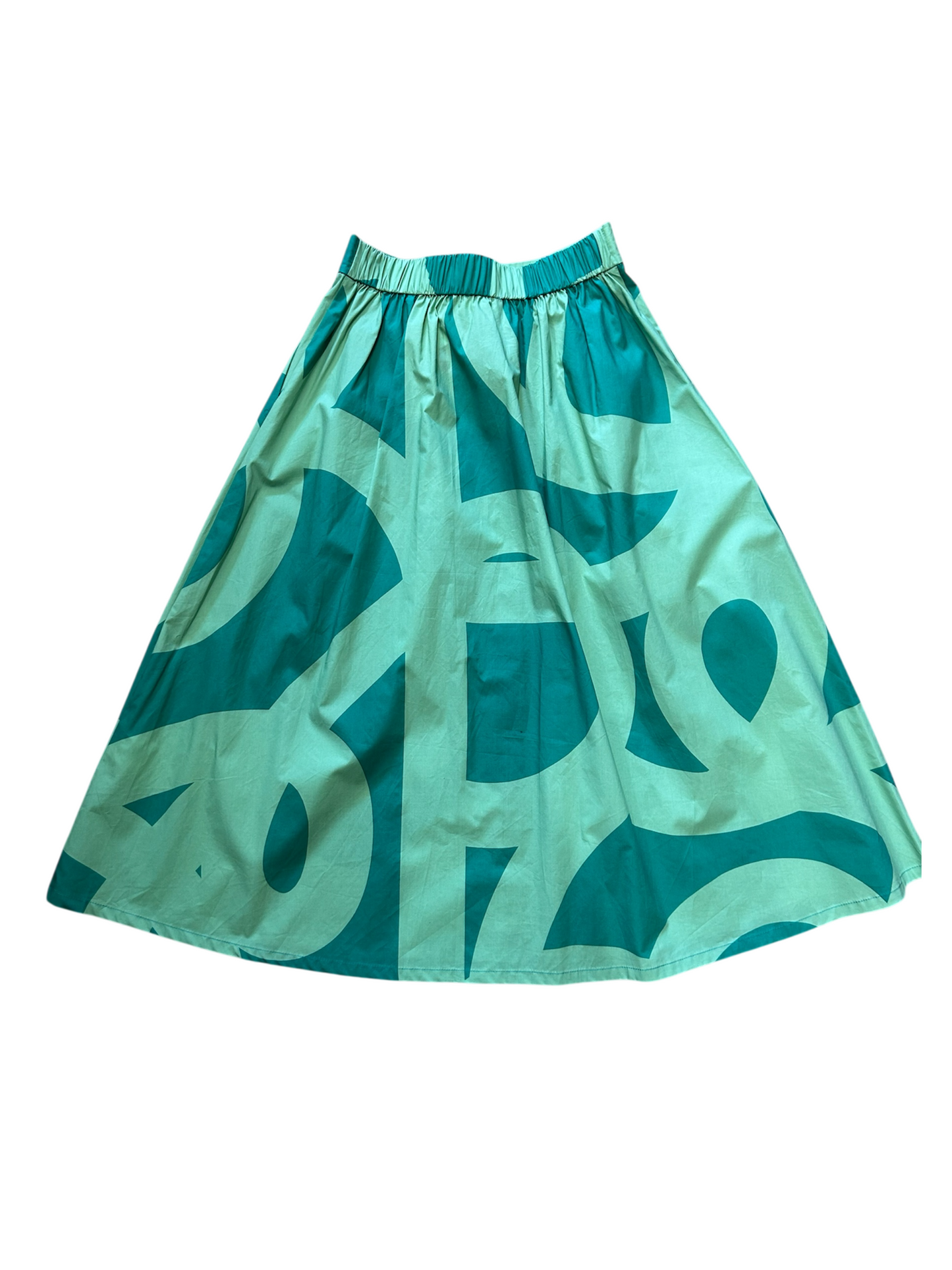 Ashley Skirt - abstract green