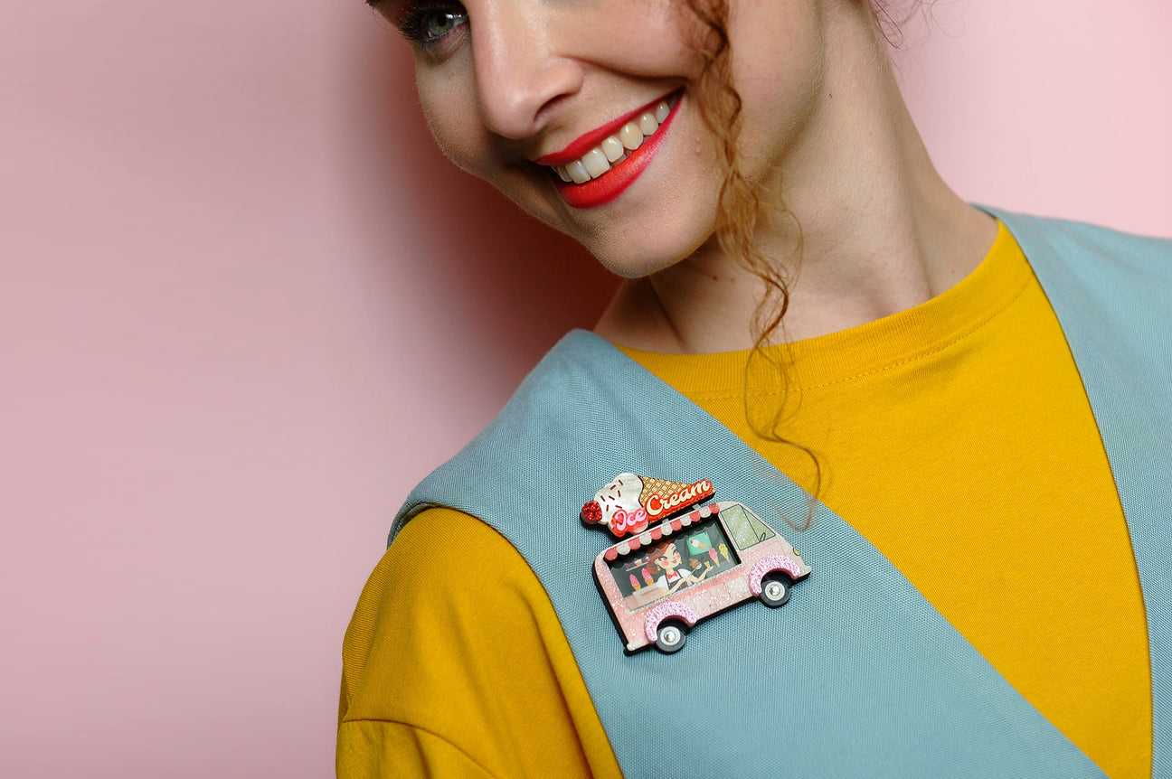 Laliblue Ice-Cream Truck Brooch