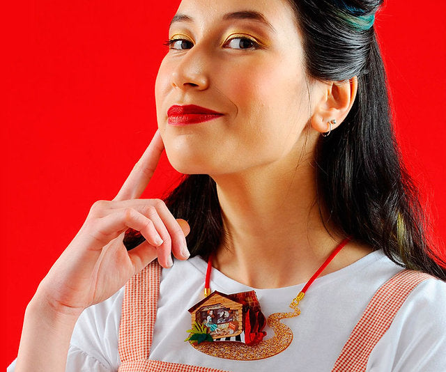 The Wizard of Oz Necklace Brooch by Laliblue