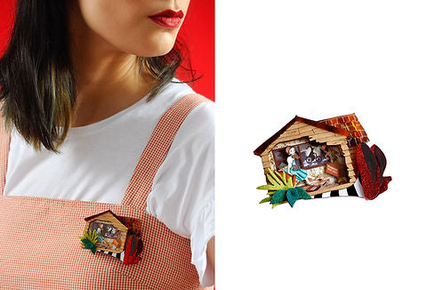 The Wizard of Oz Necklace Brooch by Laliblue