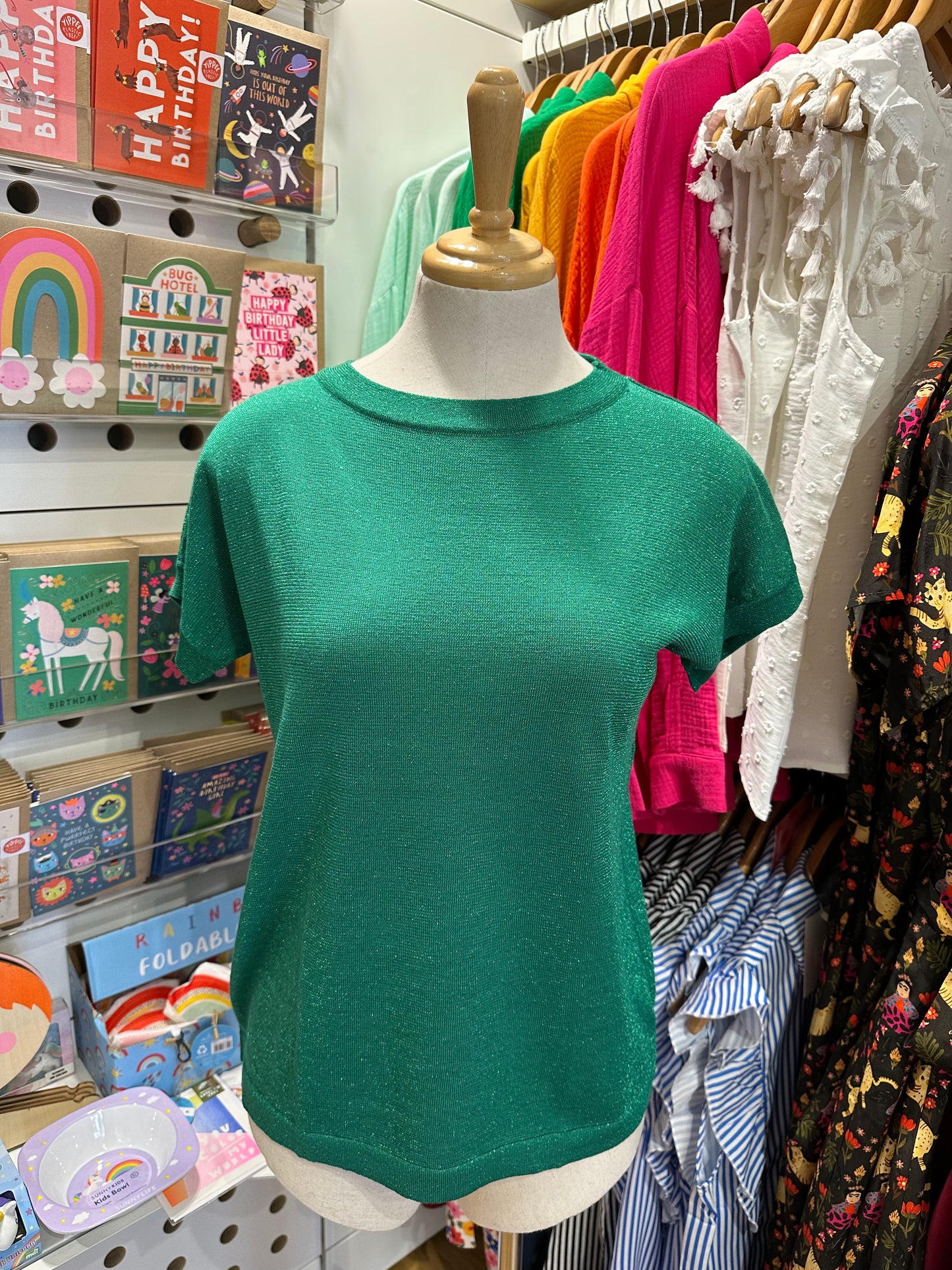 Lurex Knit Top (3 colours available)