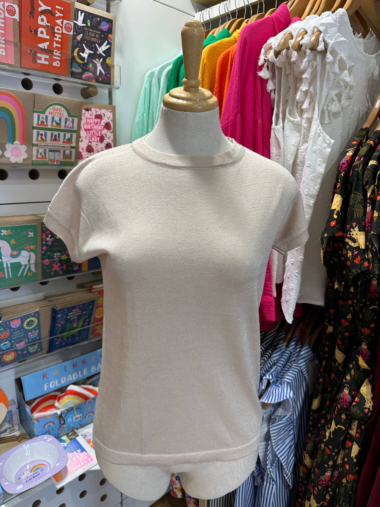 Lurex Knit Top (3 colours available)