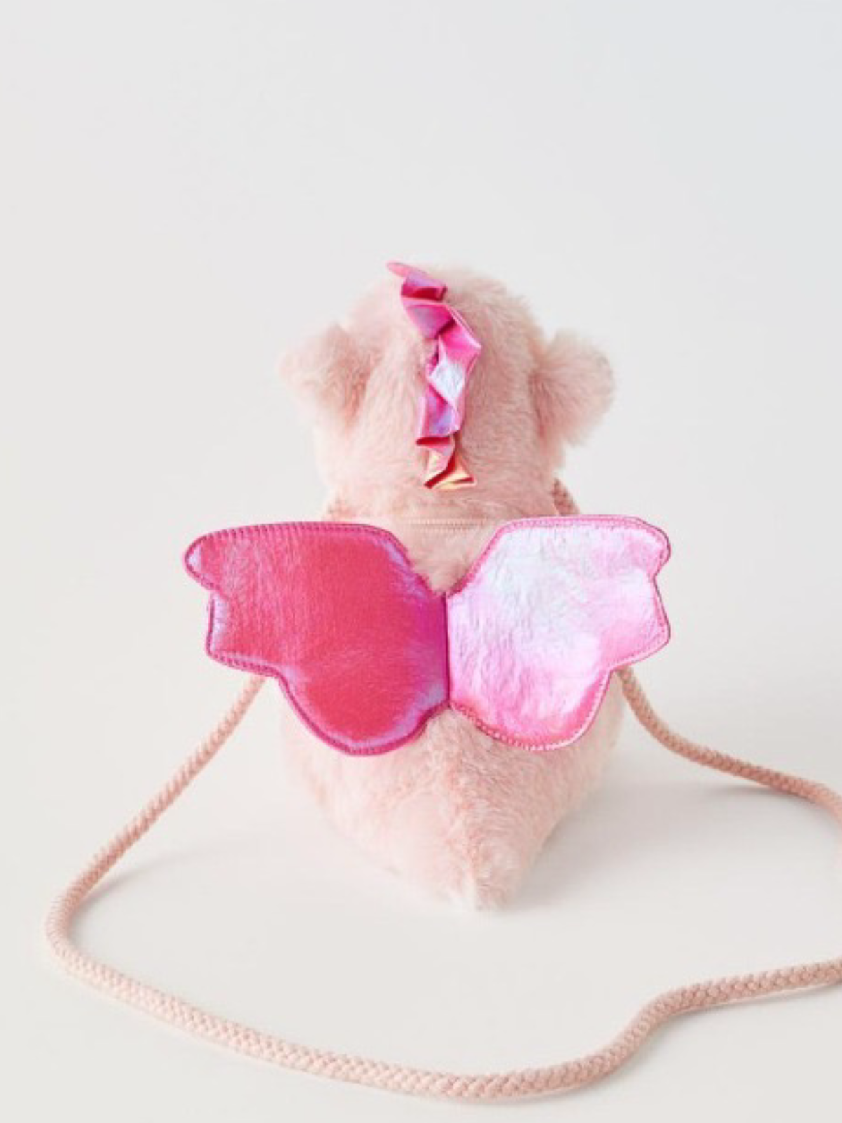 Fluffy unicorn kids bag