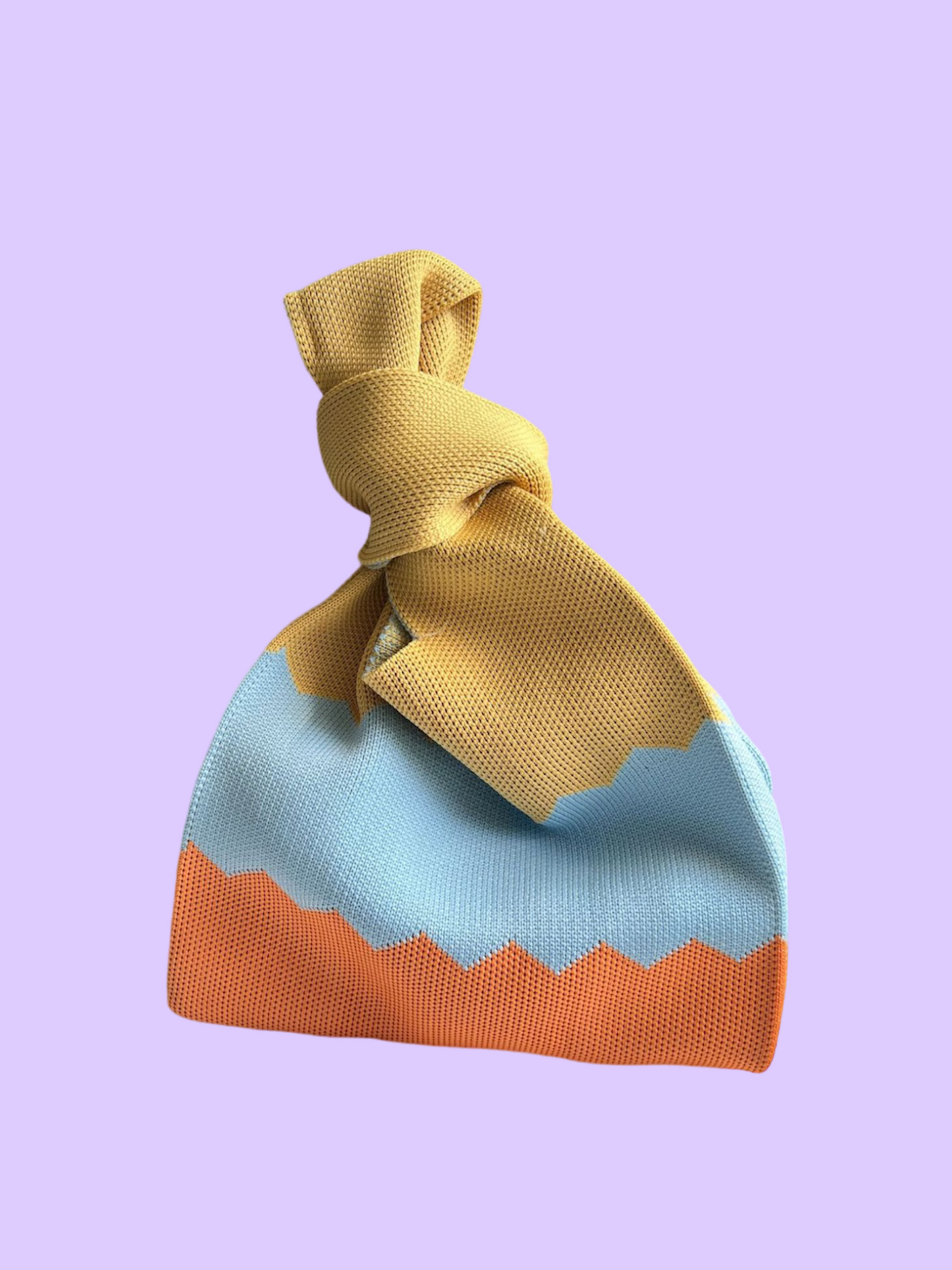 Handmade Knit tote bag