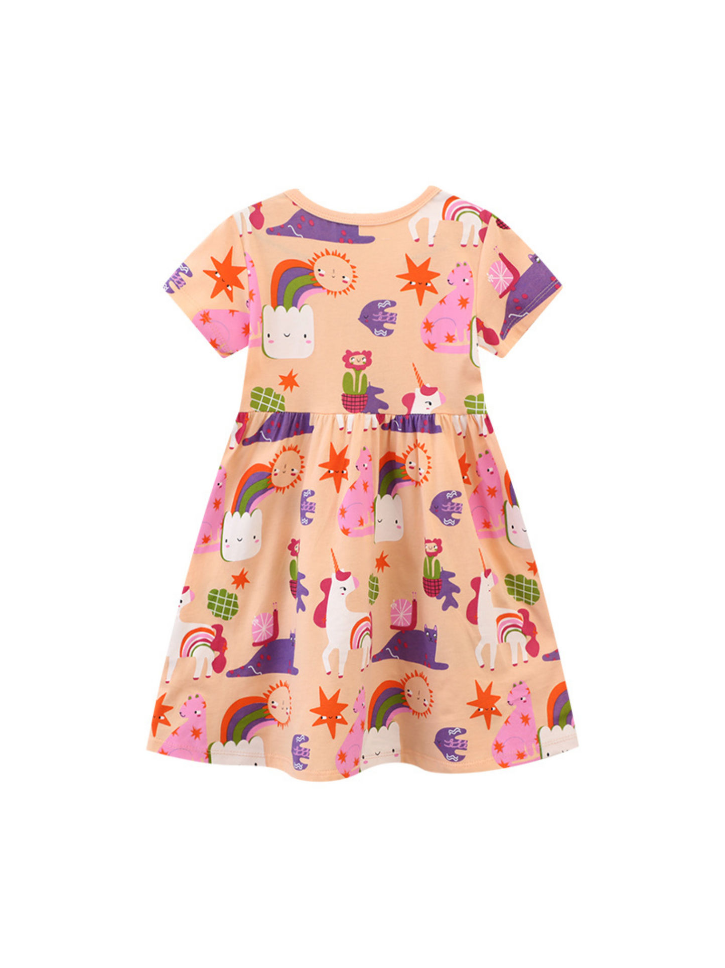 Sunny Unicorn and Cat Dress