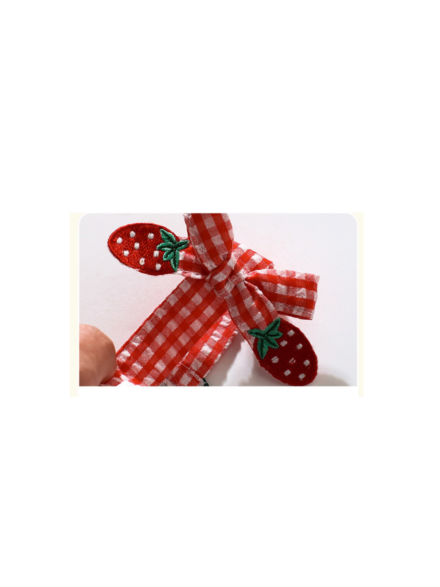 Strawberry Pinafore Dress