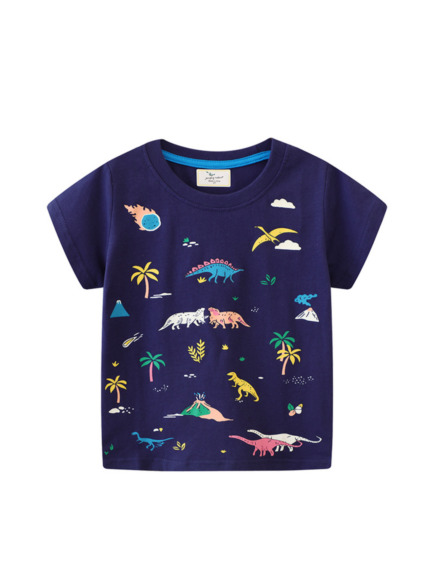 Glow in the dark Prehistoric Dinosaur tee kids