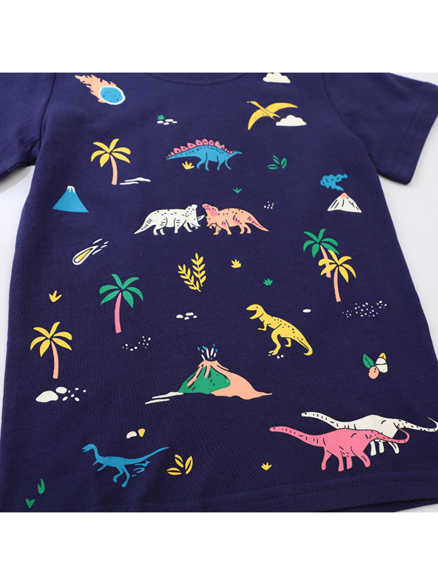 Glow in the dark Prehistoric Dinosaur tee kids