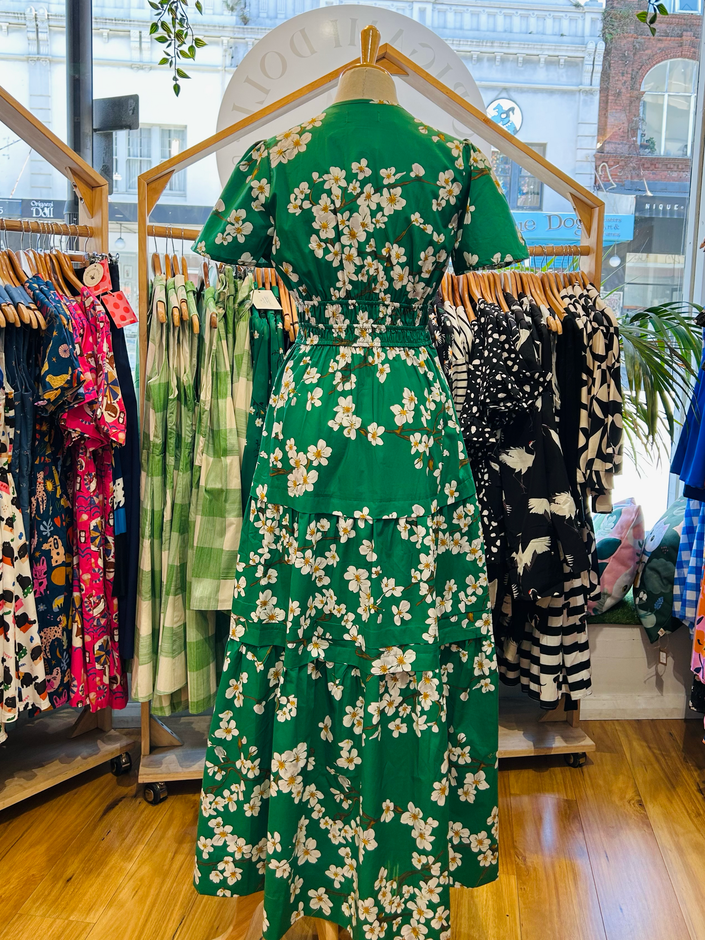 Hanna Dress - Blossom Green