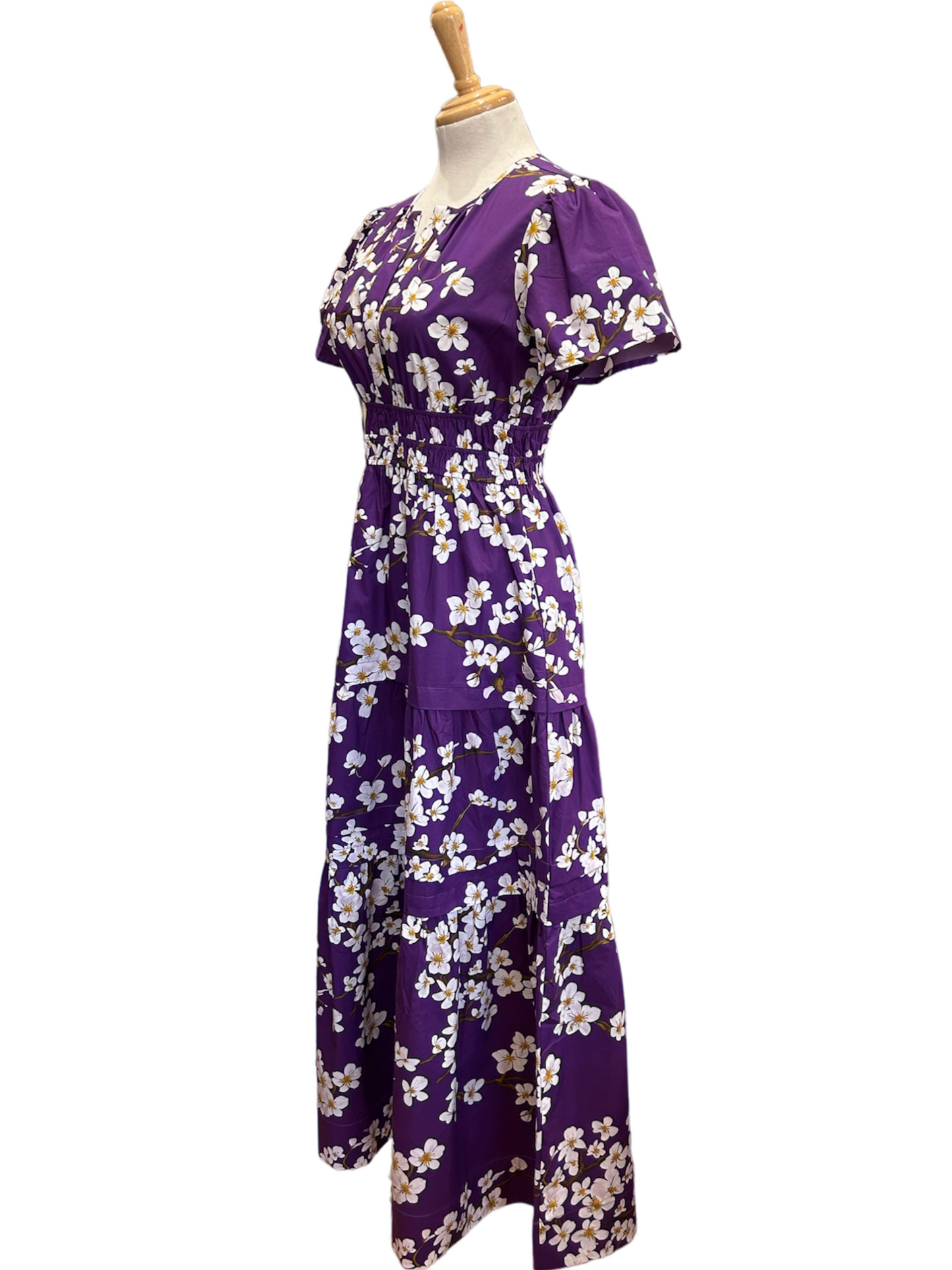 Hanna Dress - Blossom Purple (size 10 Only)