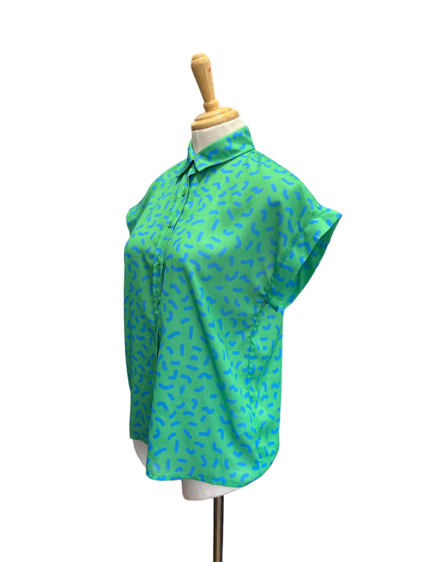 Fun Squiggles Top - Green