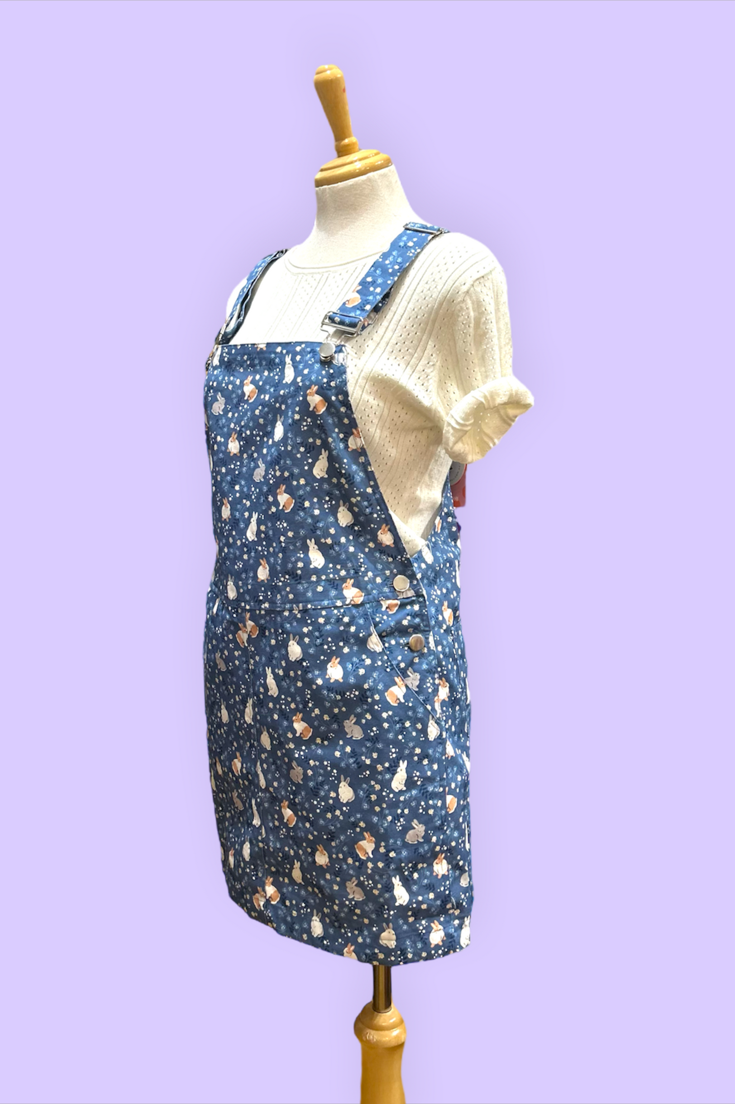 Emily Overall Dress - Bunny