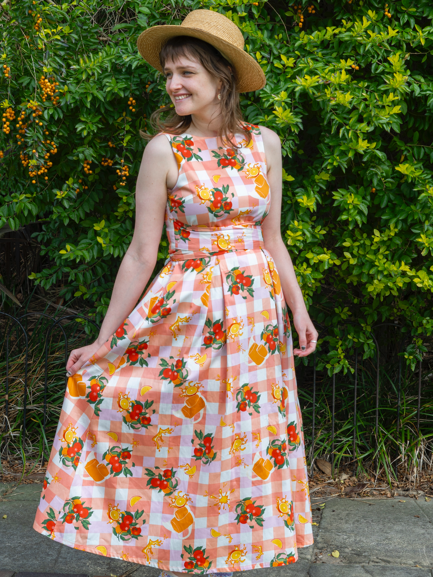 Lucy Dress - Orange Juice (size runs larger please size down)