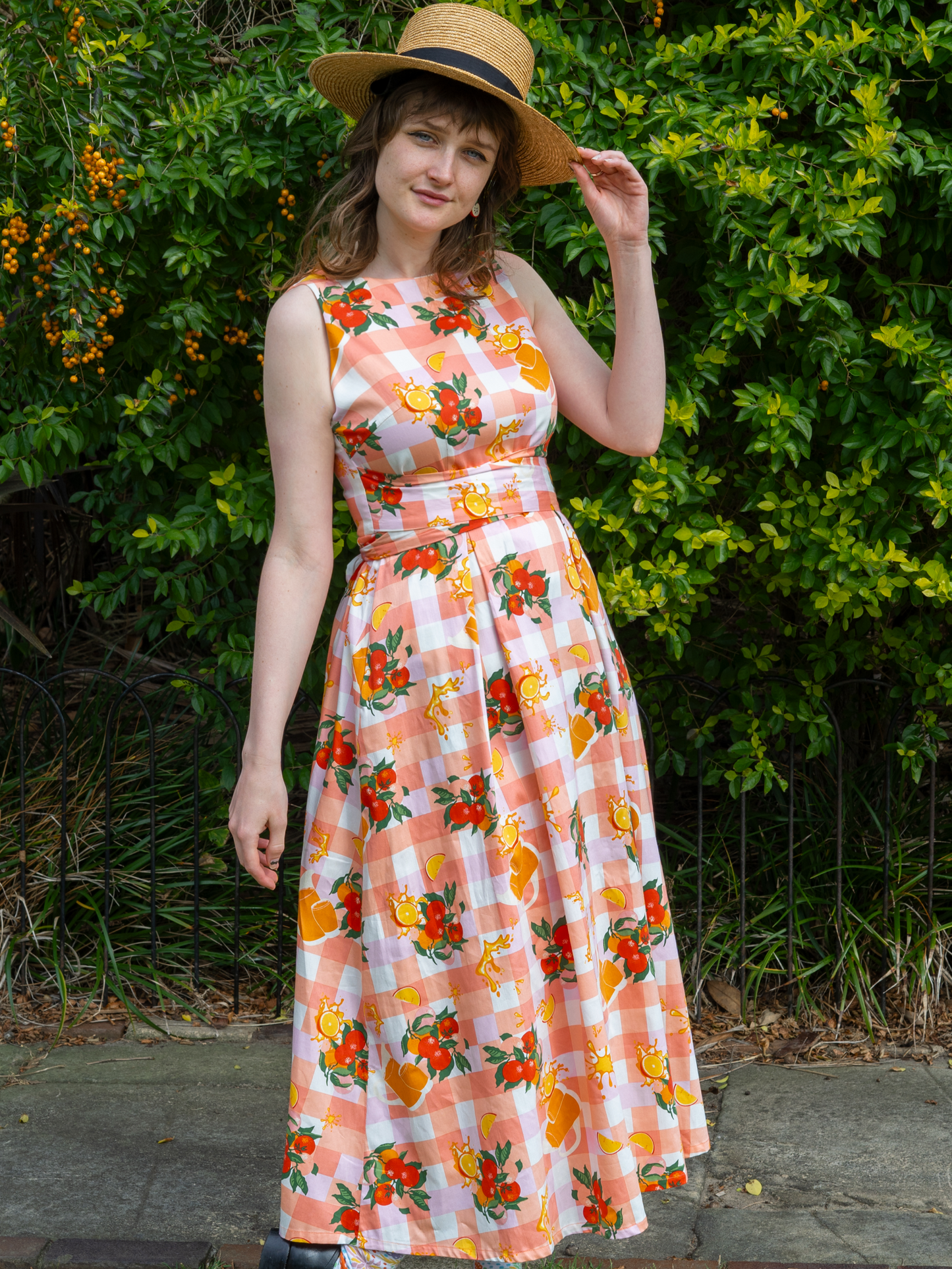 Lucy Dress - Orange Juice (size runs larger please size down)