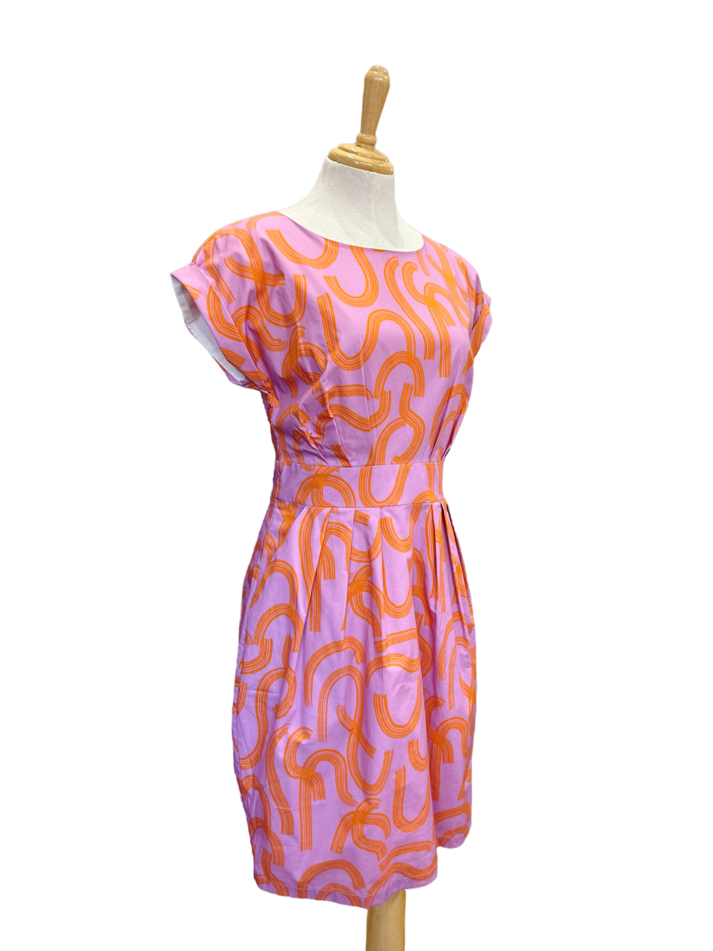 A Walk in the Park Dress - squiggles