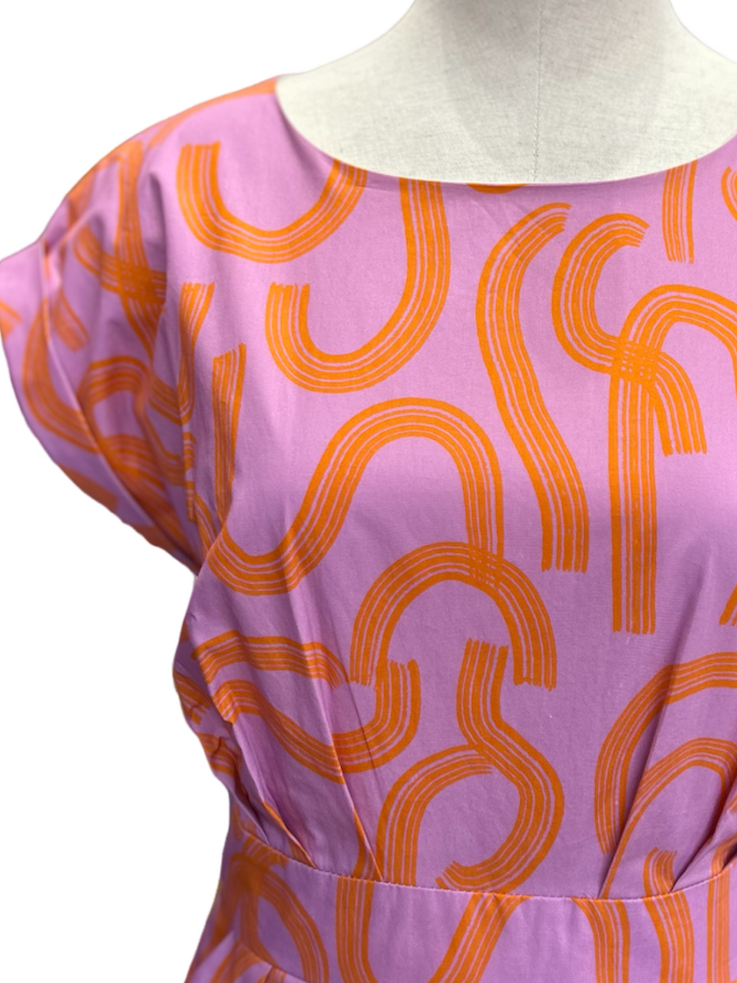A Walk in the Park Dress - squiggles (Clearance Sale)