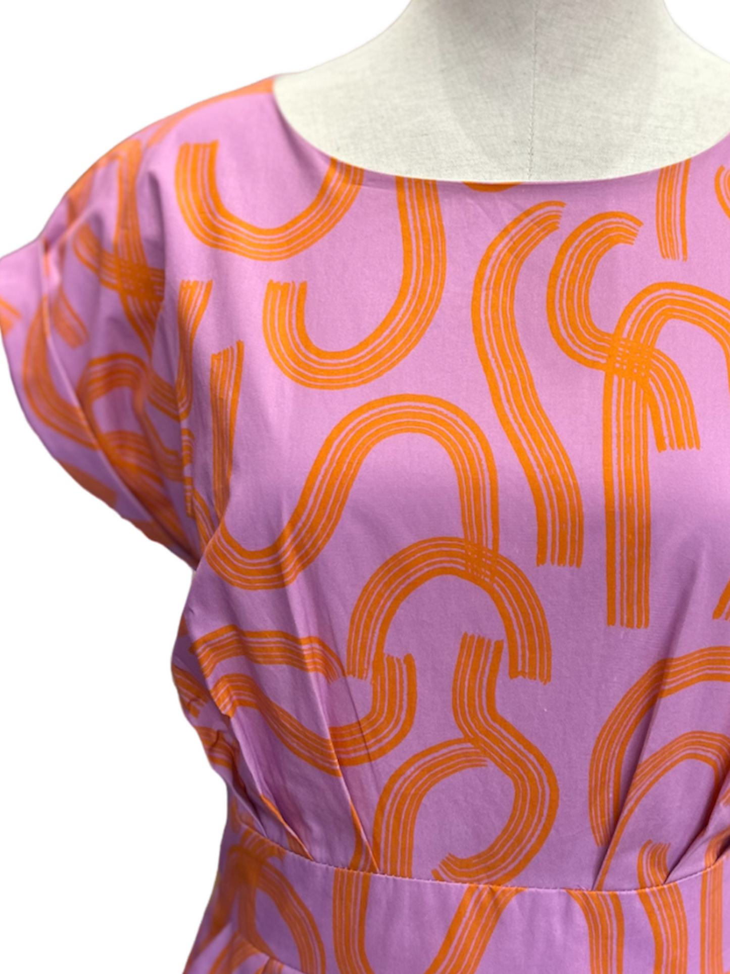 A Walk in the Park Dress - squiggles