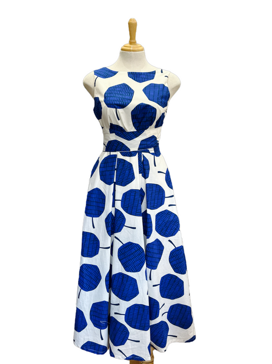Lucy Dress - abstract Fruit (size 14&16 ONLY)
