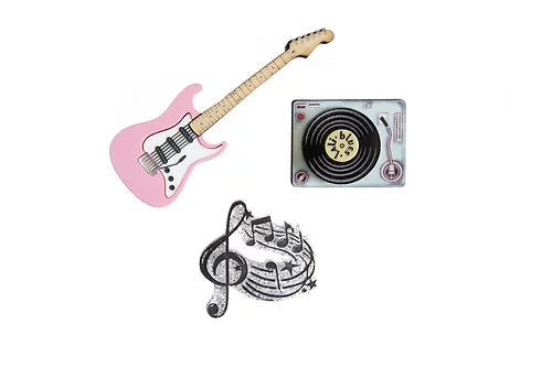 Laliblue guitar brooch set