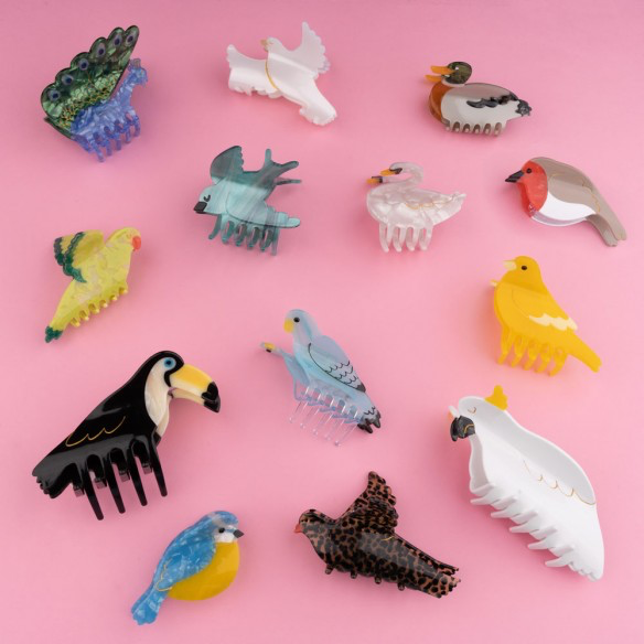 Coucou Suzette Blue Tit Hair Claw
