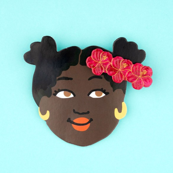 Coucou Suzette Hibiscus hair clip