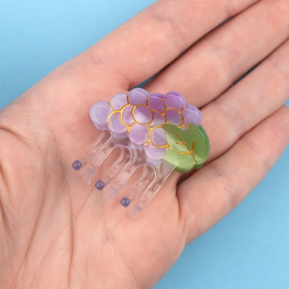 Coucou Suzette Grape mini Hair Claw