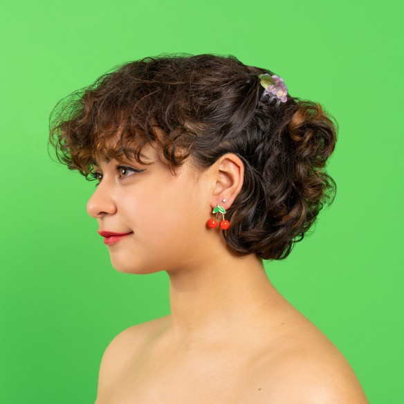 Coucou Suzette Grape mini Hair Claw