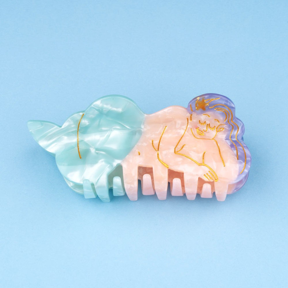 Coucou Suzette Blue mermaid Hair Claw