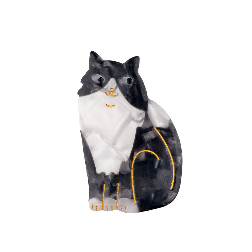 Coucou Suzette Black & White cat hair clip
