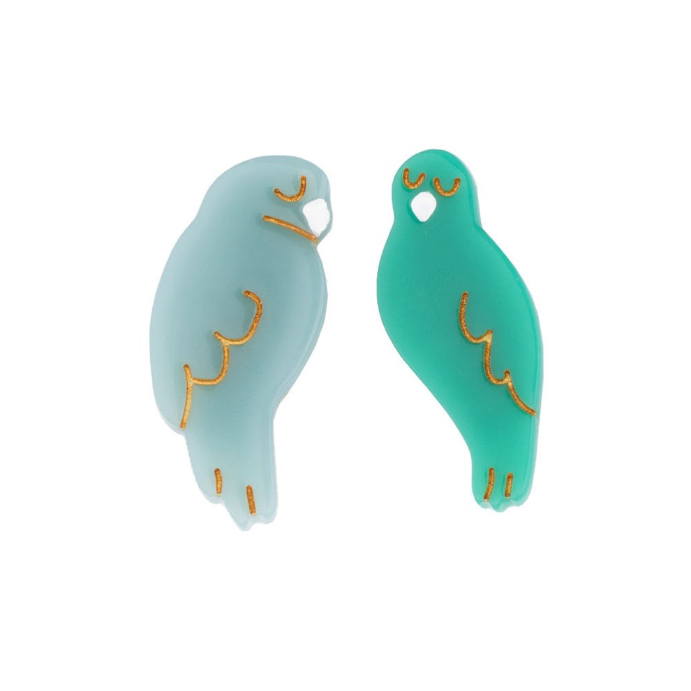 Coucou Suzette Lovebirds hair clip set