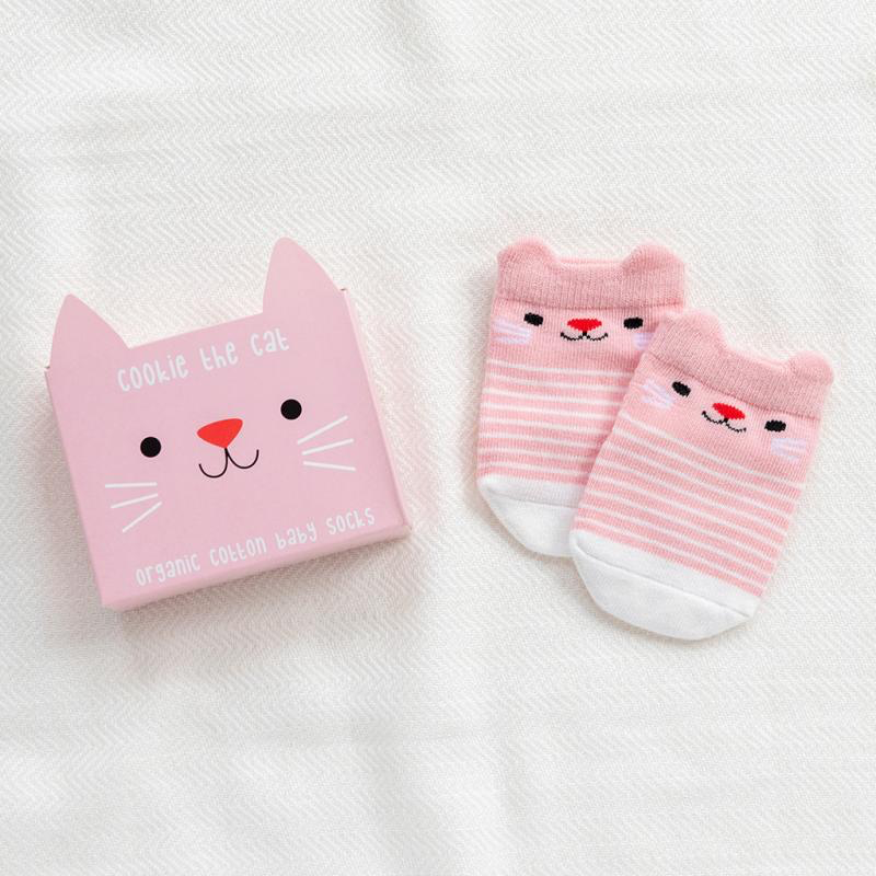 REX Pair of baby socks - Cookie the cat (One pair)