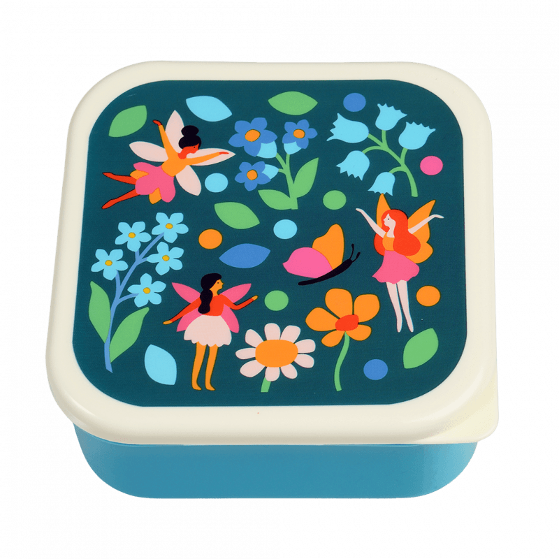 Set of 3 Snack boxes - Fairies in the Garden