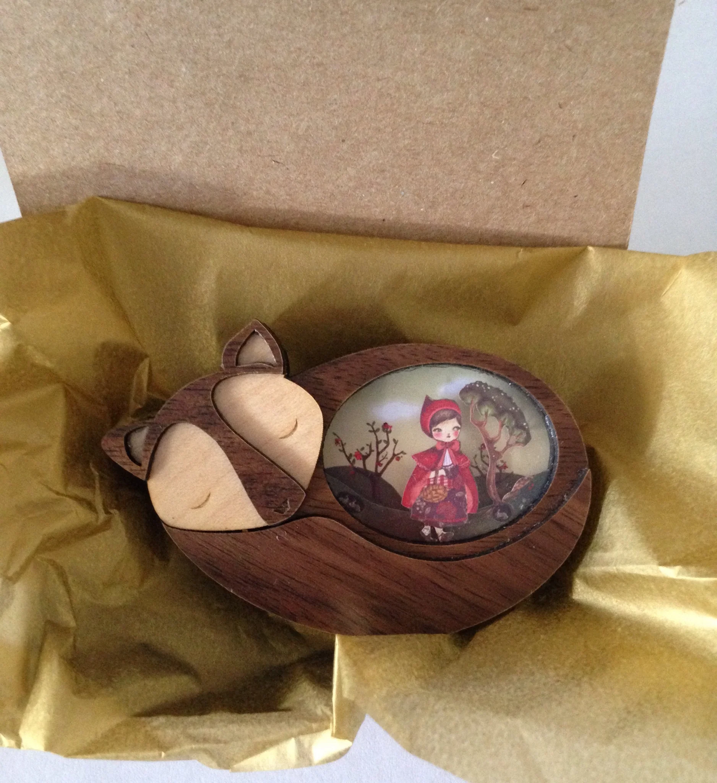 Laliblue Red Riding Hood Brooch