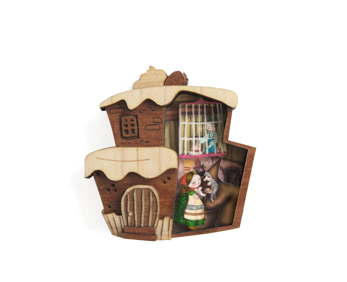 Hansel and Gretel Brooch by Laliblue