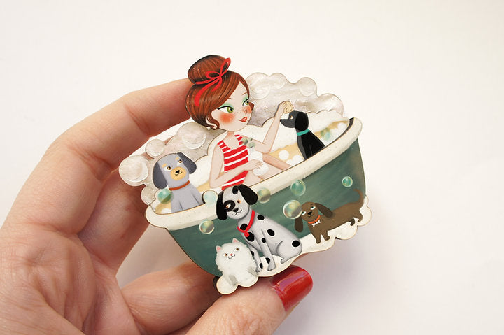 Laliblue Brooch dog lover