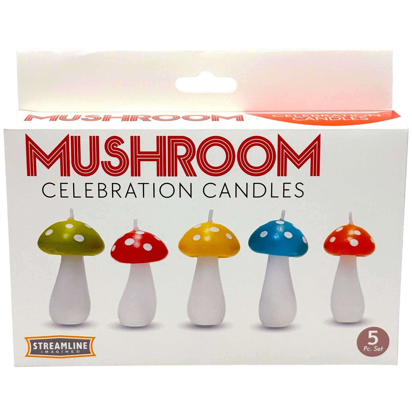 Mushroom Candles - 5 Piece Set
