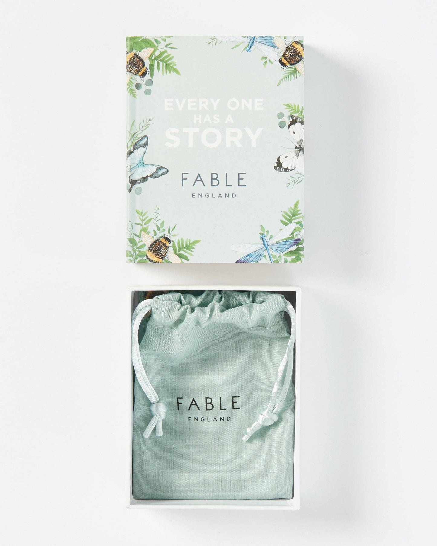 Fable Enamel Rabbit Short Necklace: Matchbox