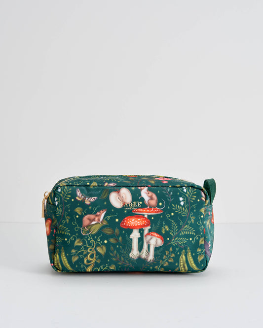 FABLE x Catherine Rowe Into the Woods Green Travel Pouch