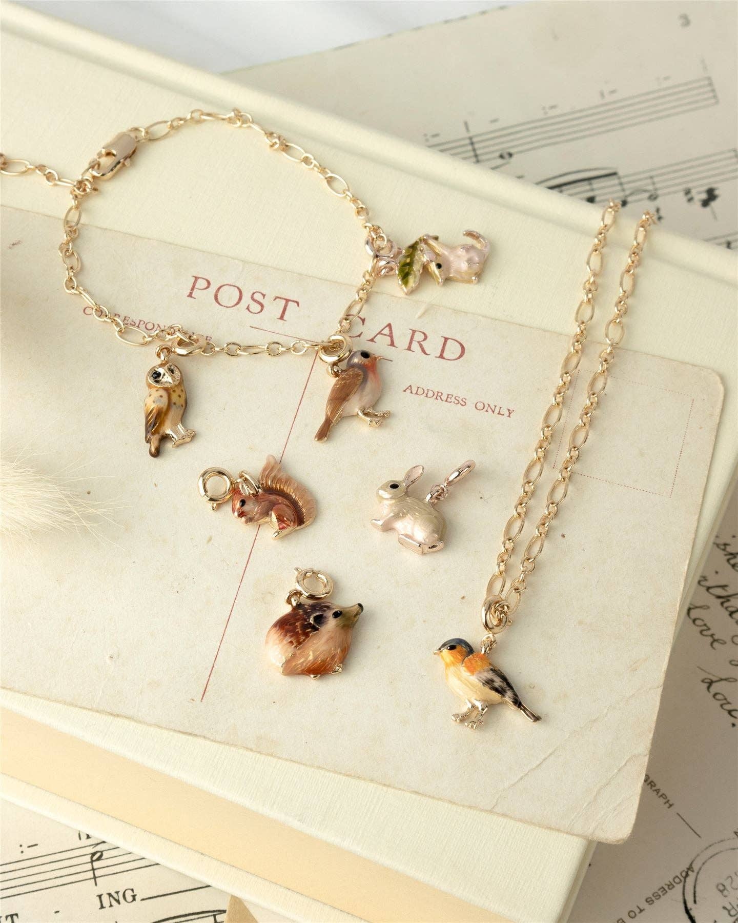 Fable Enamel Squirrel Charm